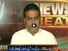 News Beat NA-122 N League Aur PTI Ke Liye Baqa Ki Jung - 4th October 2015